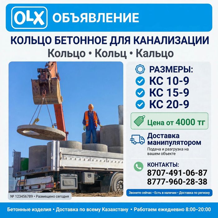 Бетонные Кольцо, Калцо Кольцо для Канализации