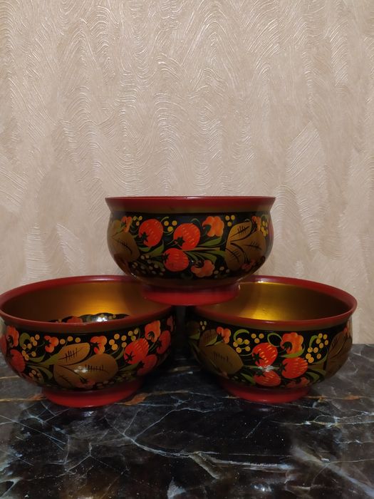 Посуда.  Хохлома