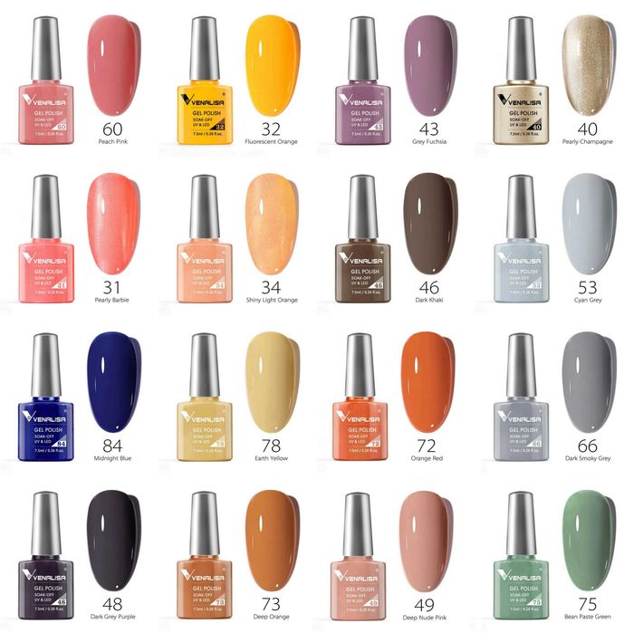 Промо ПАКЕТ 10 броя гел лак Venalisa