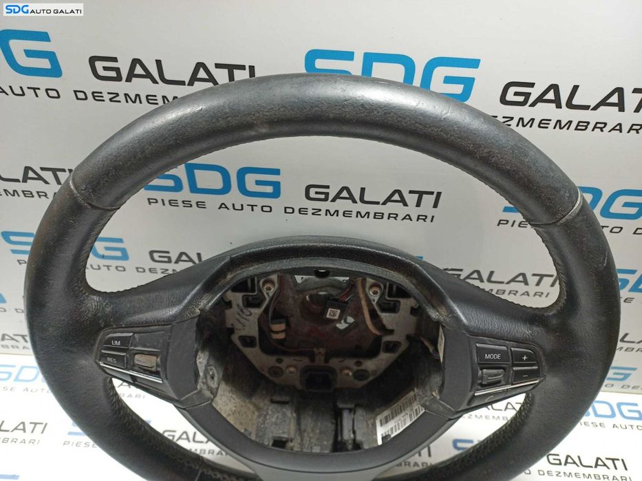 Volan Piele cu Comenzi FARA Airbag BMW Seria 5 F10 2009 - 2014 Cod 9229480 [X3438]