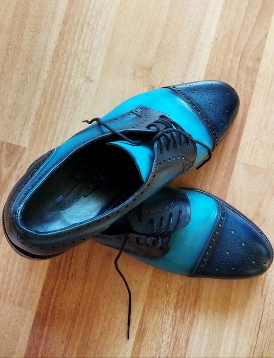 Pantofi piele Derby Brogue