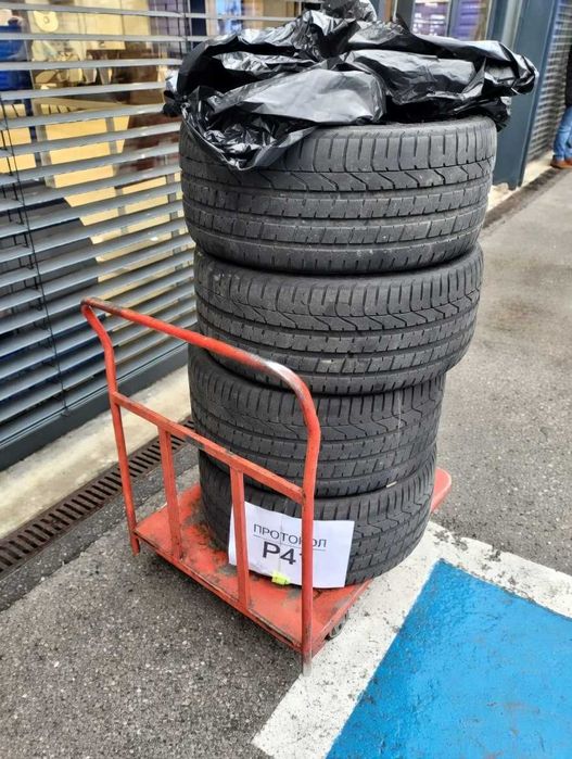 2 бр Pirelli P Zero MO 255/35 ZR19, DOT 08/21, 7 мм Отлични Летни Гуми