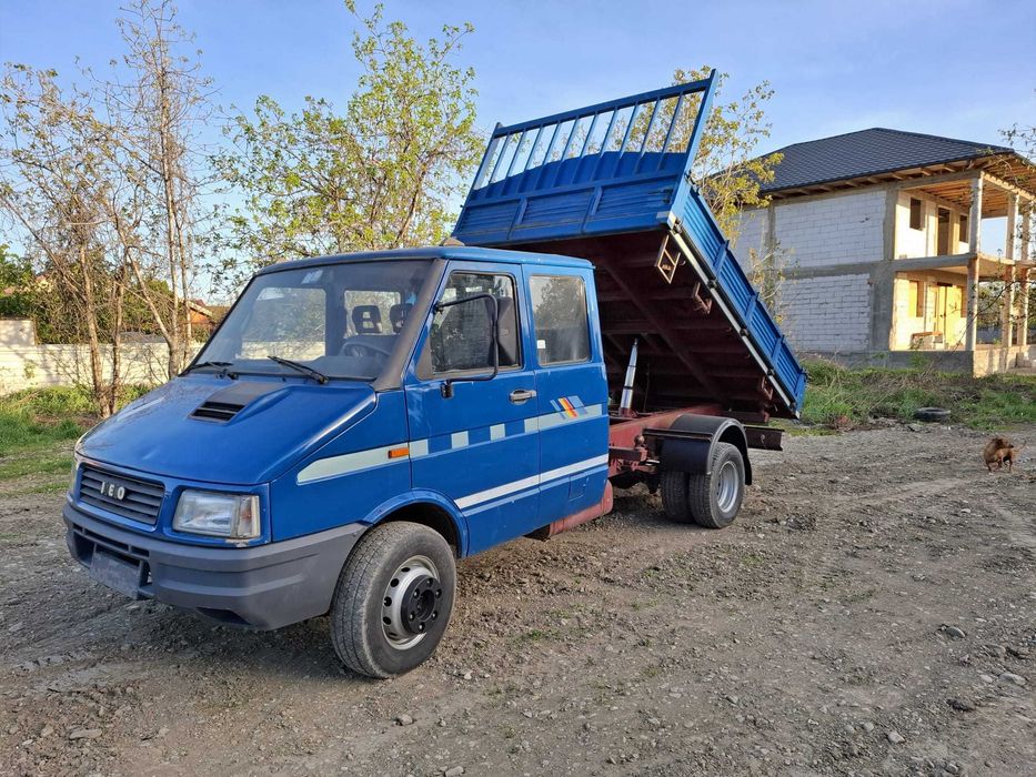 IVECO TurboDaily Basculabil/cutie cabina dubla doka an 1998 2.8TD Intercooler cat. C, recent adus Italia