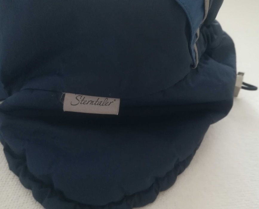 Зимна шапка за момче с козирка,Sterntaler /Германия/,синя,55 см