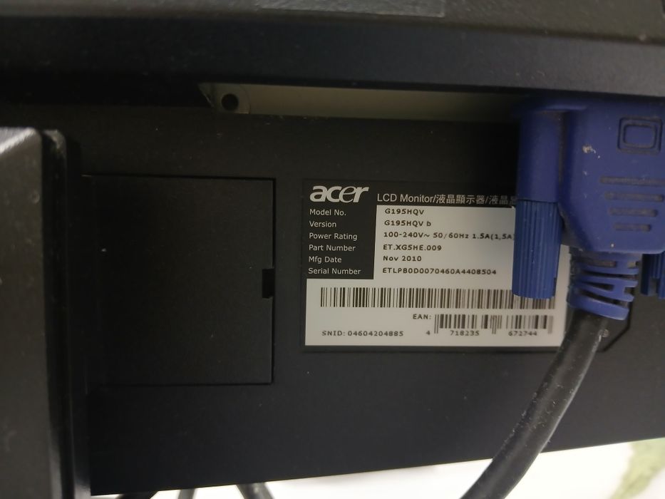 Монитор фирмы acer