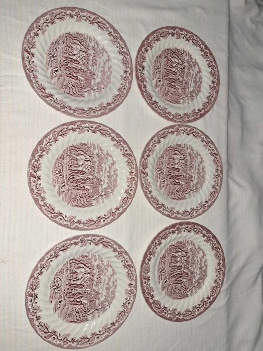 set de masa serviciu portelan englezesc Myotts Country Life 6 persoane