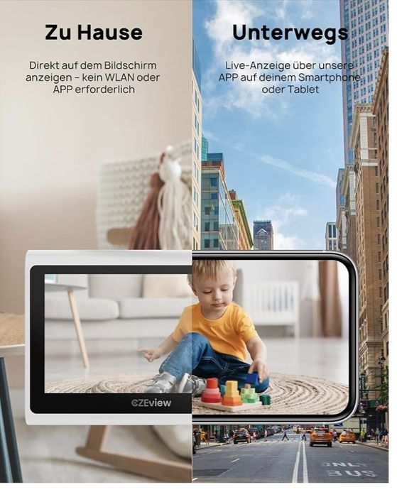 Baby monitor cu 2 camere