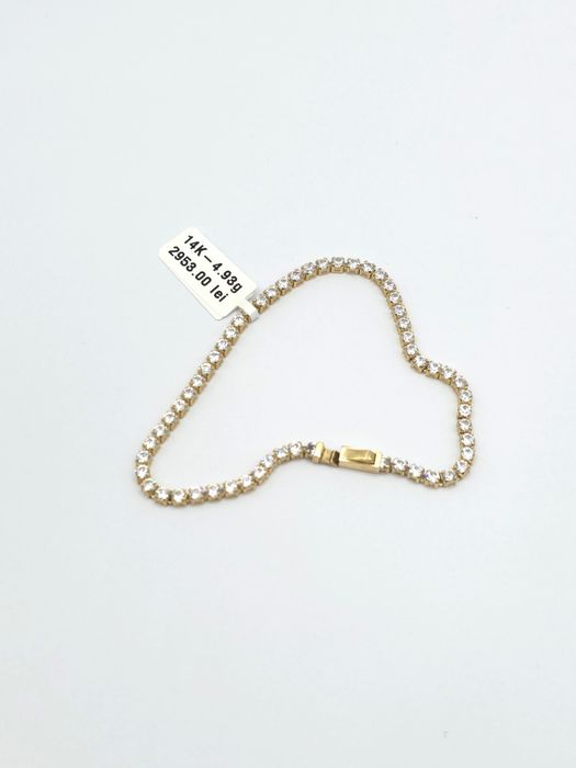 Bijuteria Royal bratara din aur 14k 4.93gr