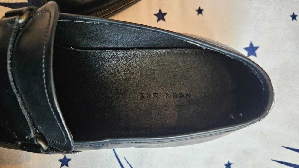 Pantofi eleganți Zara din piele naturală – ca noi – purtați o singură dată – 150 lei Vând pantofi eleganți Zara, din piele naturală în stare excelentă