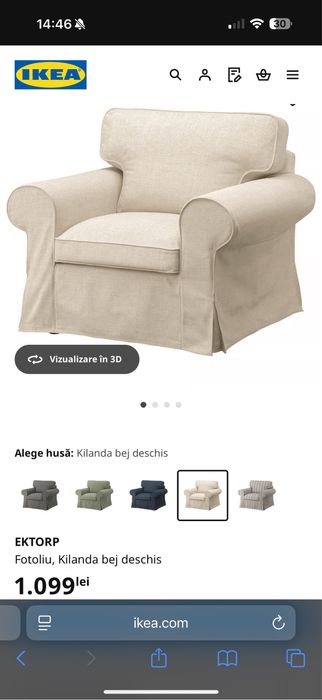 Fotolii Ektorp Ikea