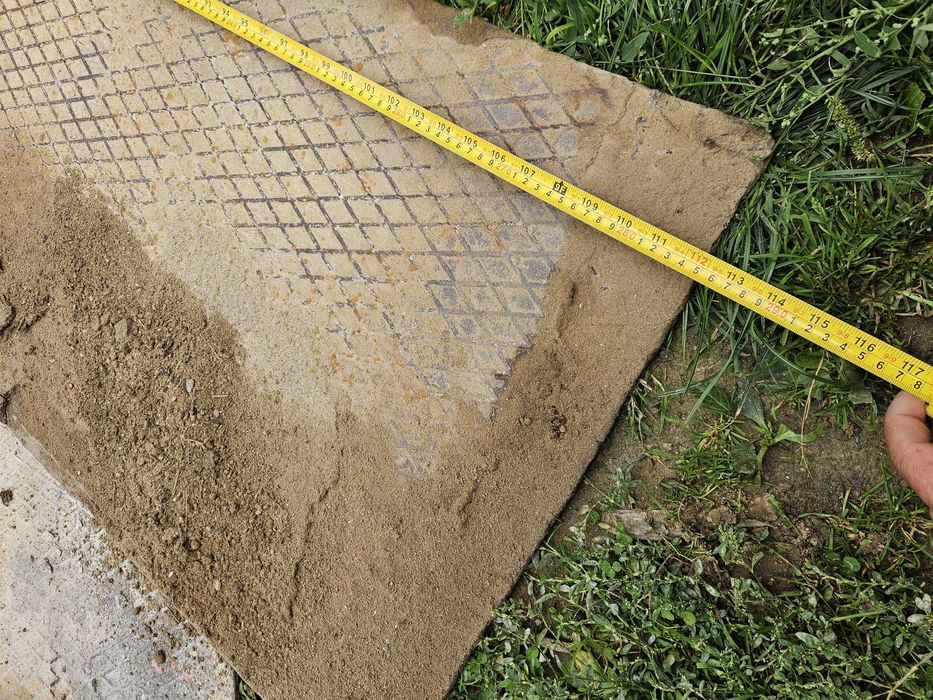 Podeț sau scări beci de acces fier 100 mm gros