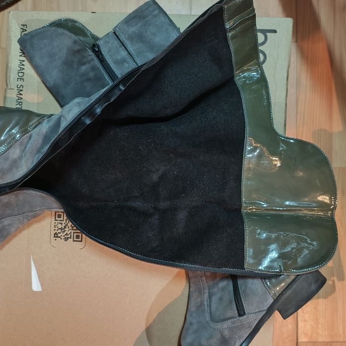 Cizme dama piele cu lac 39