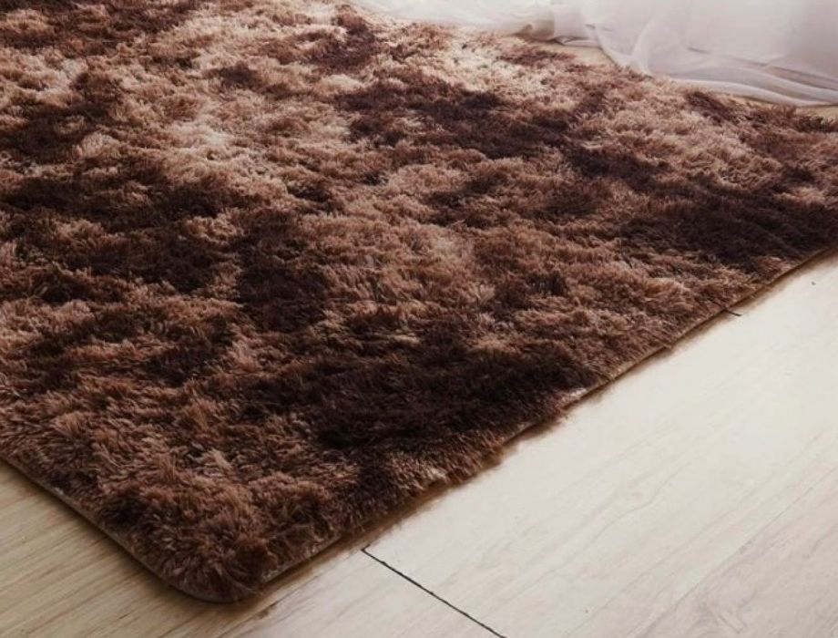 Килим Mika бохо дълъг косъм, кафяв 80/150 см