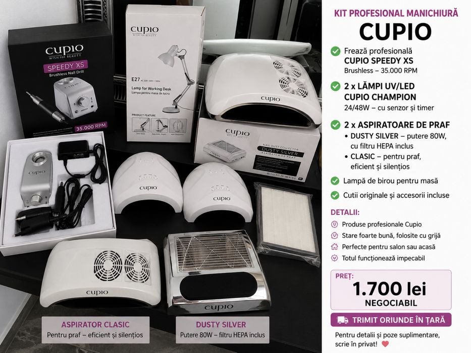Autoclava clasa b  si kit profesional manichiura