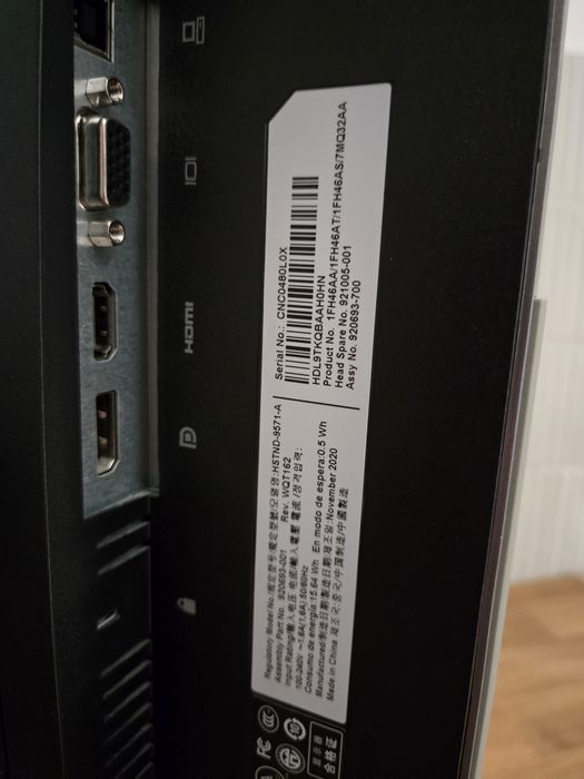 Monitor HP E233, 23" (58,4 cm), LCD – stare foarte bună