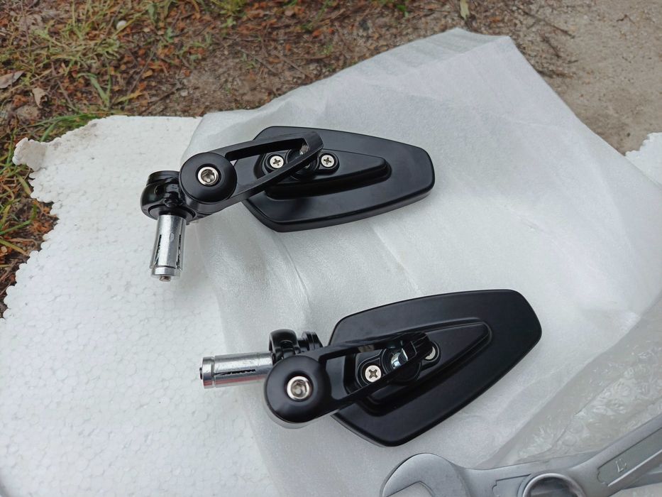 oglinzi aluminiu motocicleta moto pe coarne ghidon