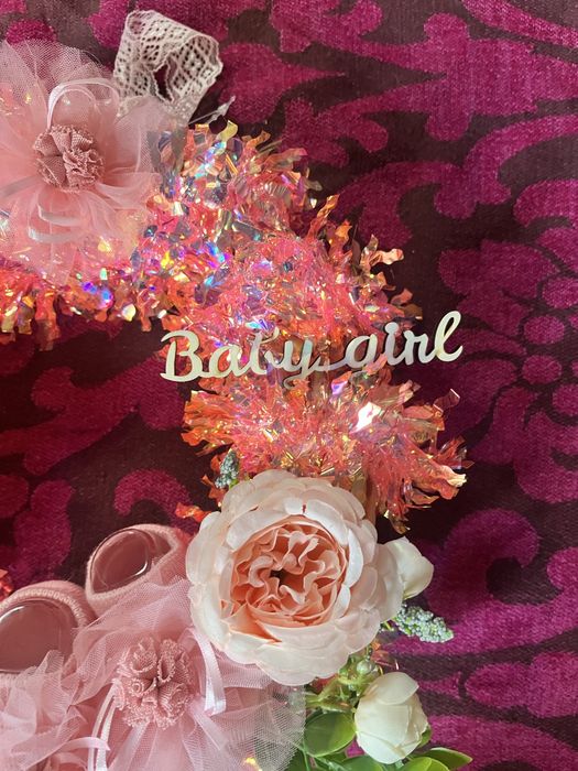 Coronita decor mamica fetita Happy Wreath