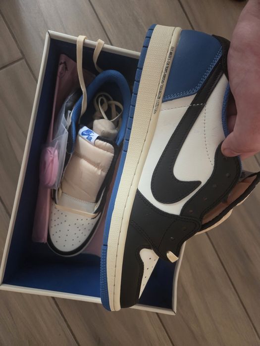 Jordan 1 travis scott fragment noi full box