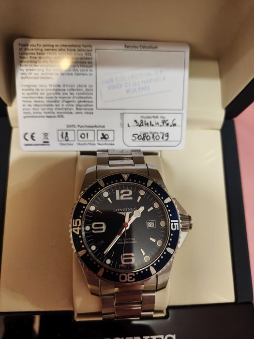 longines hydroconquest 44mm automatic + bonus cutie winder
