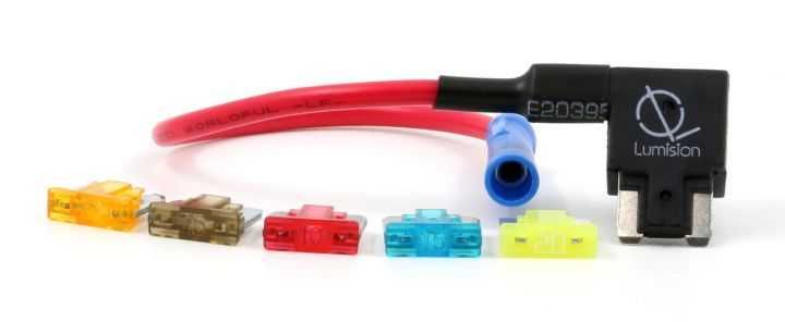 Adaptor splitter suport sigurante auto mini LP low-profile tablou 12V