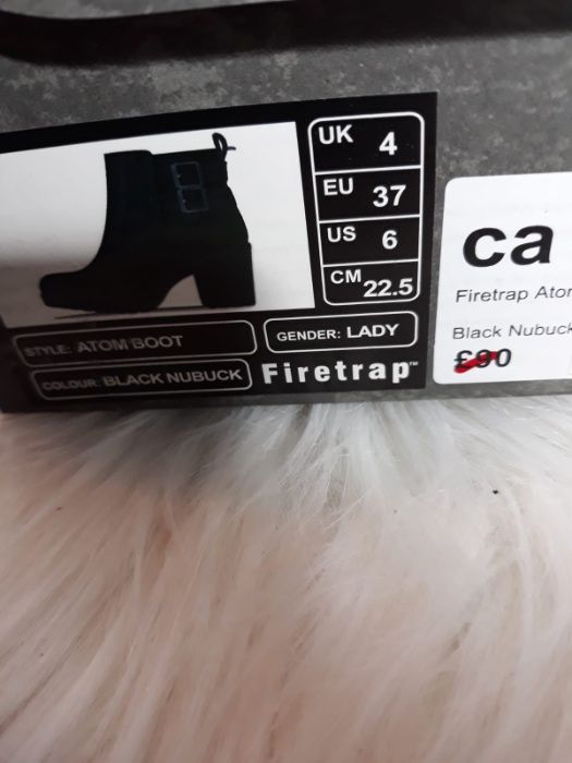 Ghete / botine Firetrap piele naturala,nr 36, UK