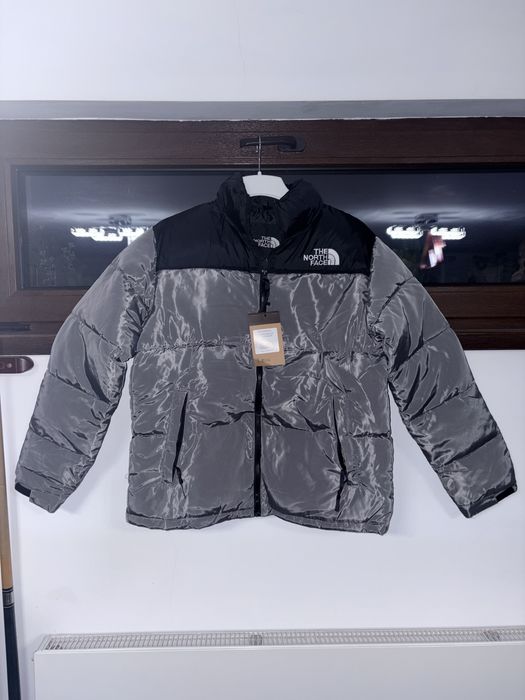 Geacă L The North Face negru neagră gri alb albă