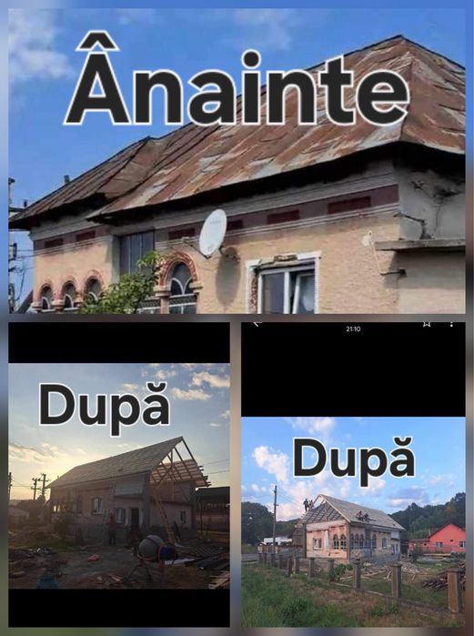 Acoperisuri mansarde tigla metalica veluxurisi reparatii de irgrnta