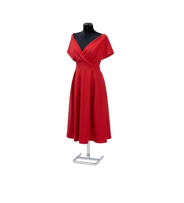 Rochie rosie eleganta