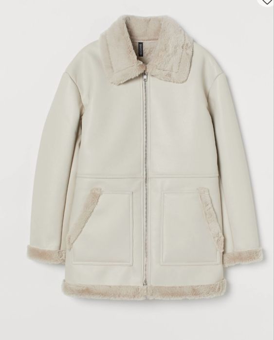Кожено яке на H&M размер XS