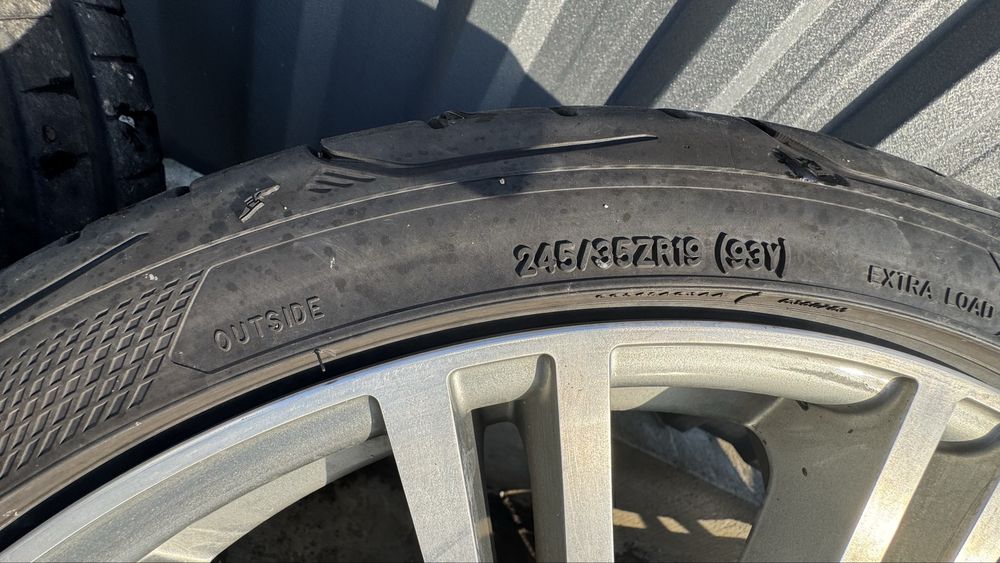 Jante KBA 48743 Anvelope Vară Good Year 245/35/R19 Mercedes BMW VW