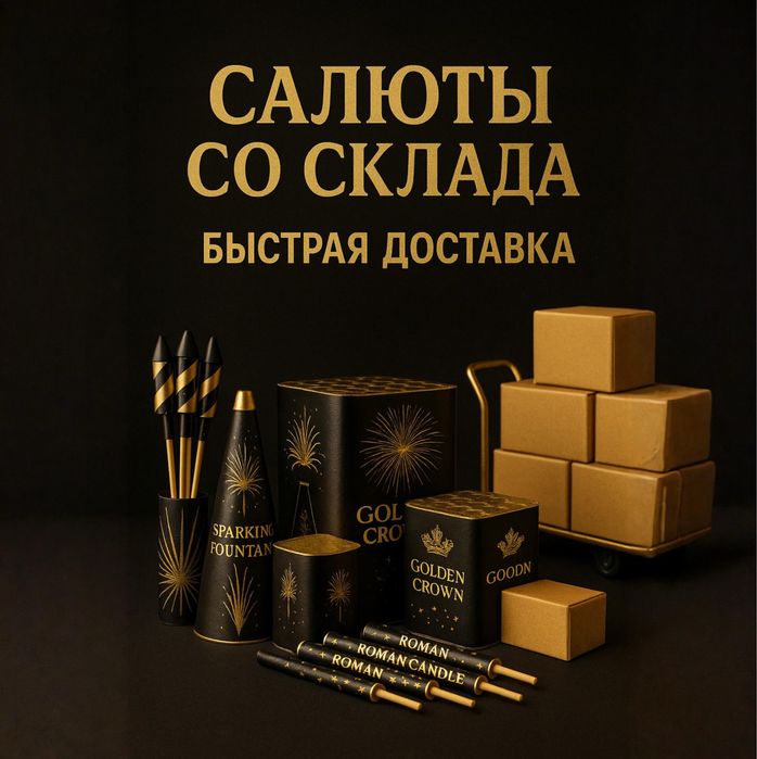 САЛЮТЫ СО СКЛАДА , низкие цены , быстрая доставка , большой выбор