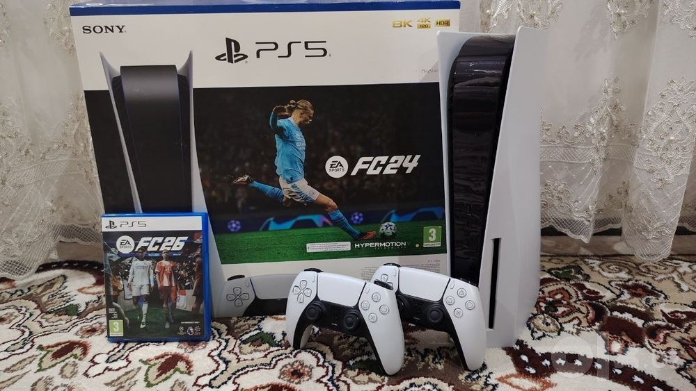 Playstation 5 Fat дискаводим 825.gb состояние идеальное 2 джостик