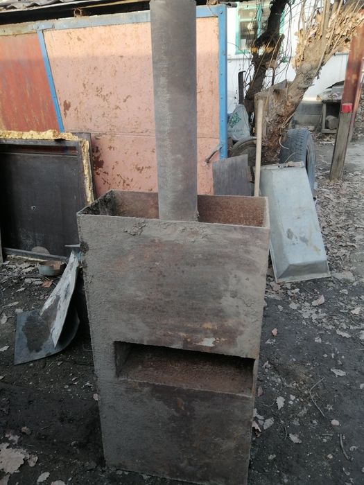 Печка  на дровах для бани новая