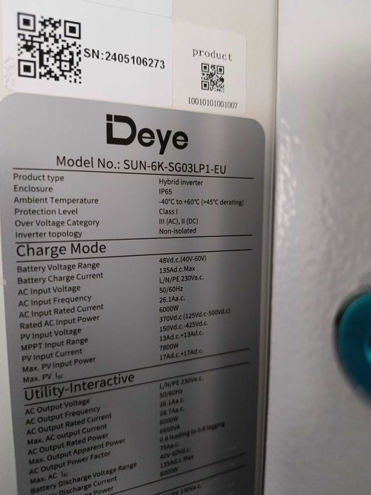 Продам Инвертор Deye 6квт