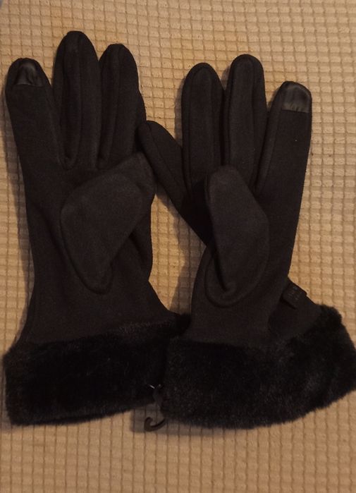 Mănuși blana înăuntru compatibil touchscreen