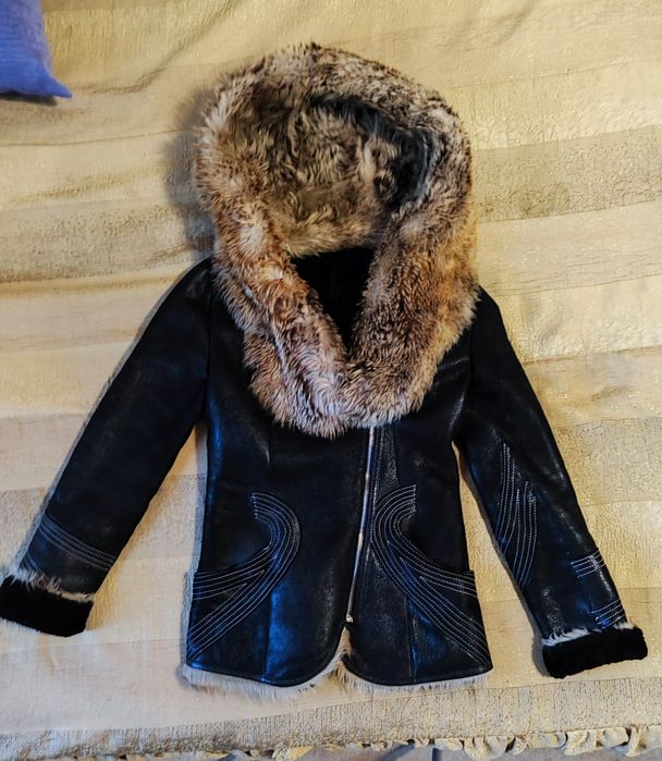 Дублёнка натуралка размер 42-46