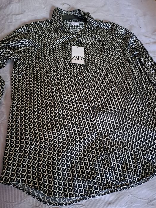 Camasa Zara Satinata premuium,model Balmain,L 42