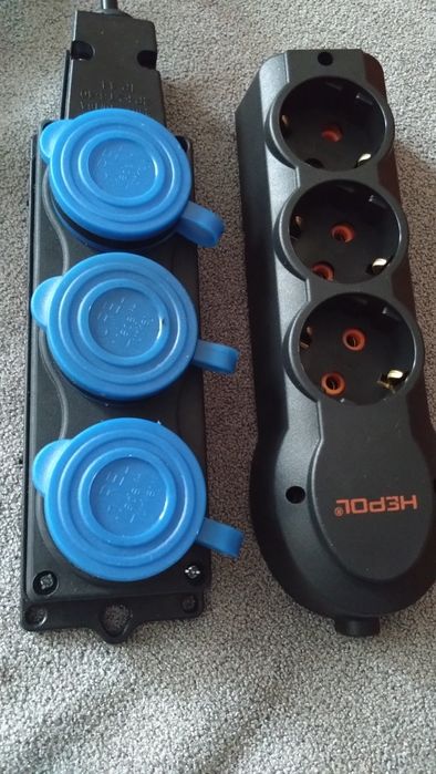 Priza mobila multipla fara fir cu 3 prize