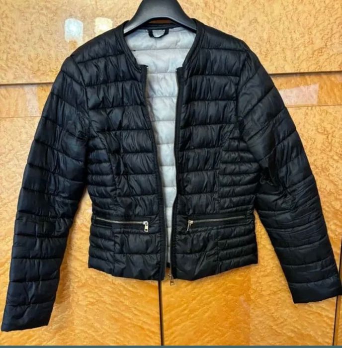 Черно преходно яке Lefties-Zara