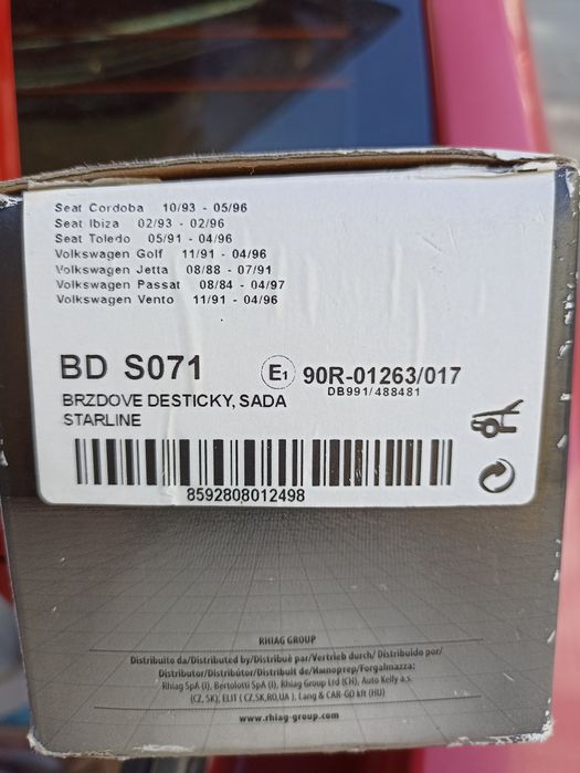 Plăcuțe frână față