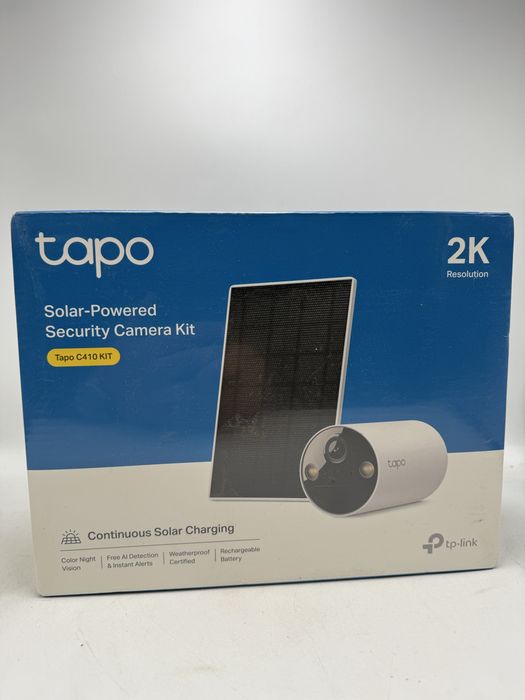 Kit camera de supraveghere + panou solar TP-Link Tapo C410 KIT