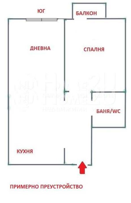 Продава се Двустаен апартамент в София, Център - 40 кв.м за 2742 €/кв.м - Снимка #2
