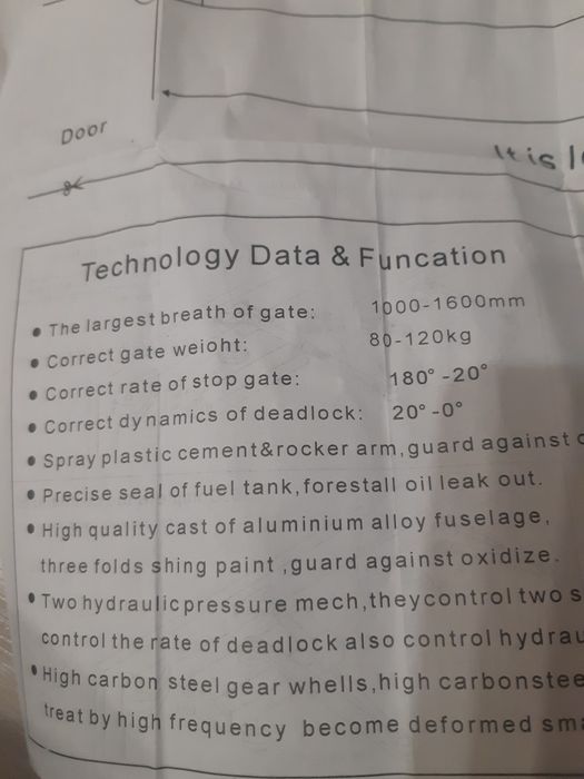 Дверной доводчик