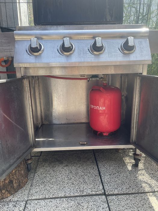 vand gratar gaz full inox 4 arzatoare