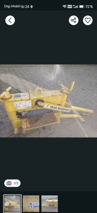 Ghilotina Pavele, Vibrator beton, girafă șlefuit și mașina tăiat santuri