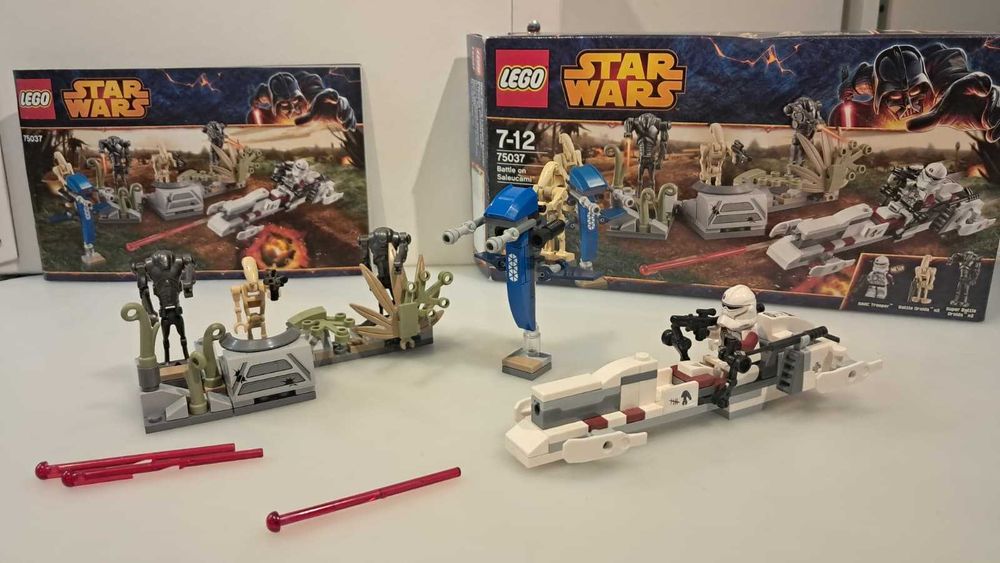 LEGO Star Wars 75037 Battle on Saleucami - Cutie, Manual, Minifigurine