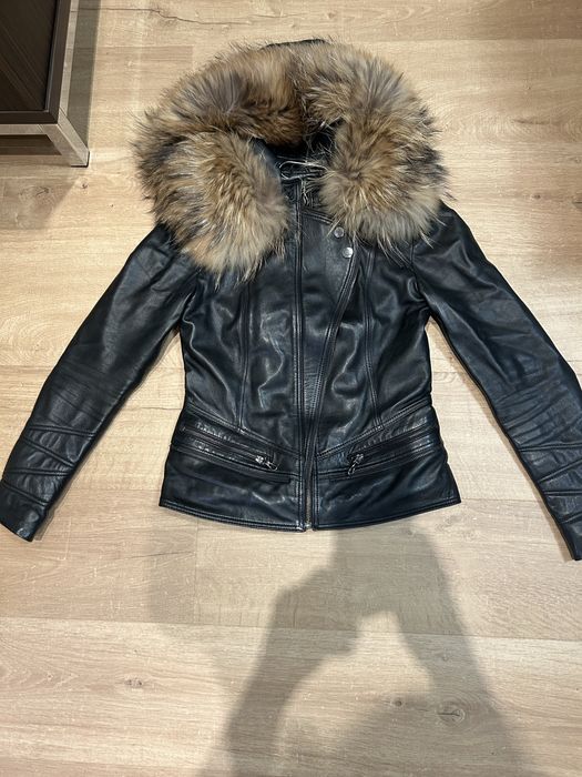 Дамско яке естествена кожа