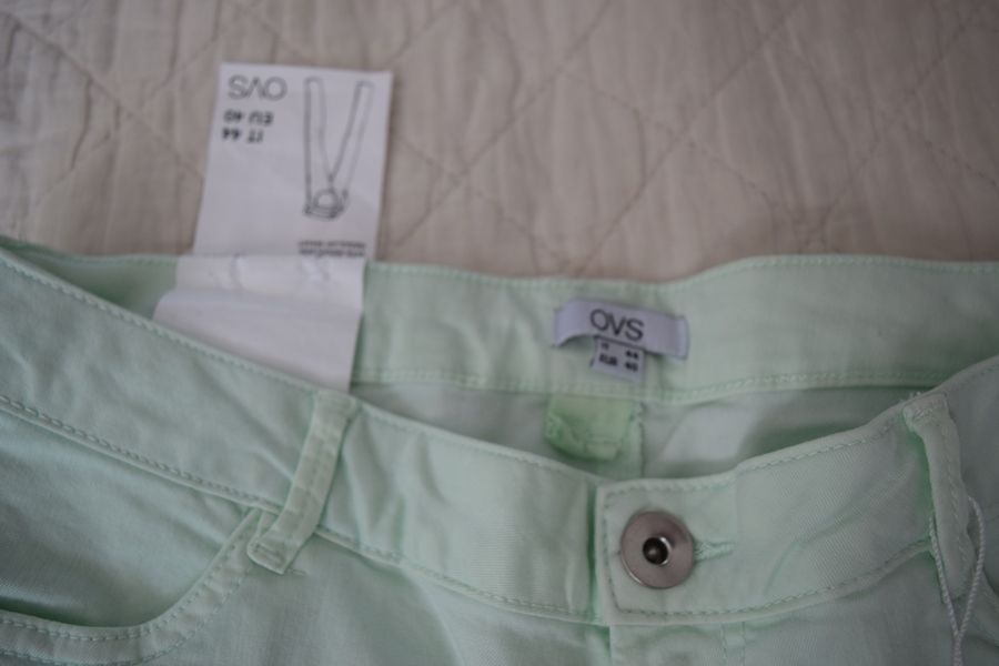 Pantalon dama strech skinny pe verde marimea 40-44