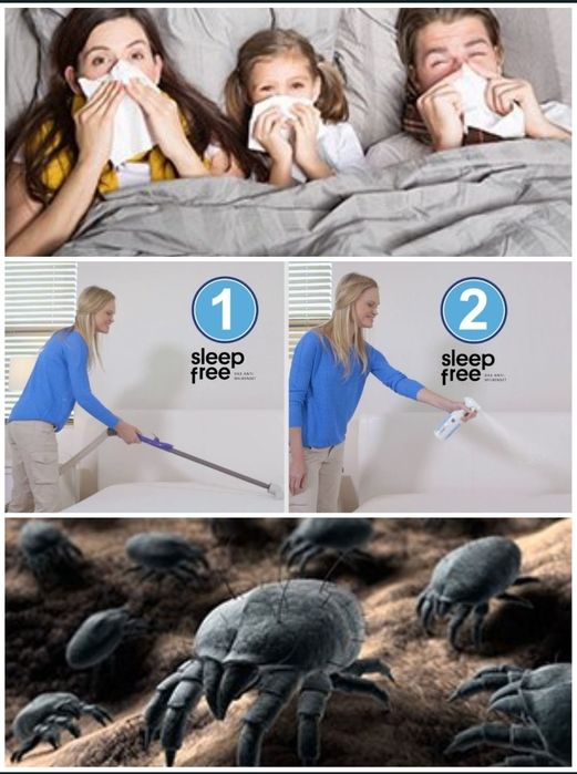 produs fara acarieni spray saltele husa pat canapea tratament  somn