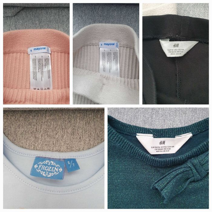 Детски дрехи за момиче (размер 110-116, 122)